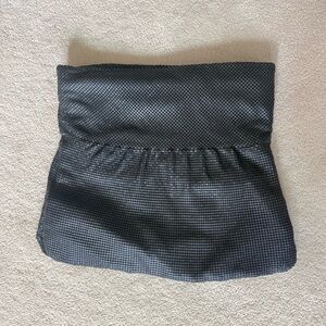 bebe Black Metal Clutch